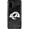 NFL Los Angeles Rams Black & White Galaxy S20 Lite Case