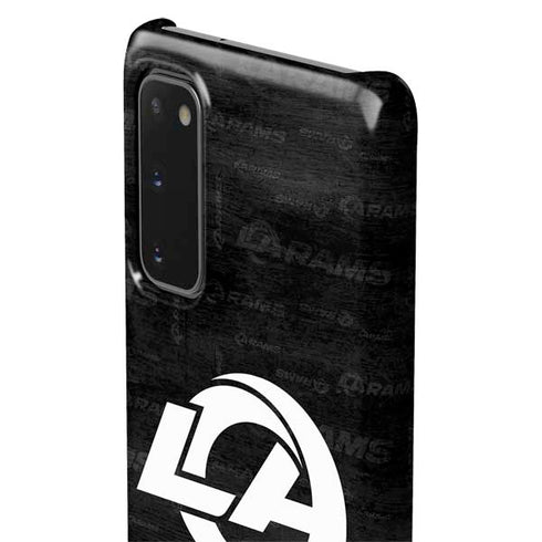 NFL Los Angeles Rams Black & White Galaxy S20 Lite Case