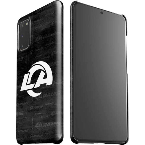 NFL Los Angeles Rams Black & White Galaxy S20 Lite Case