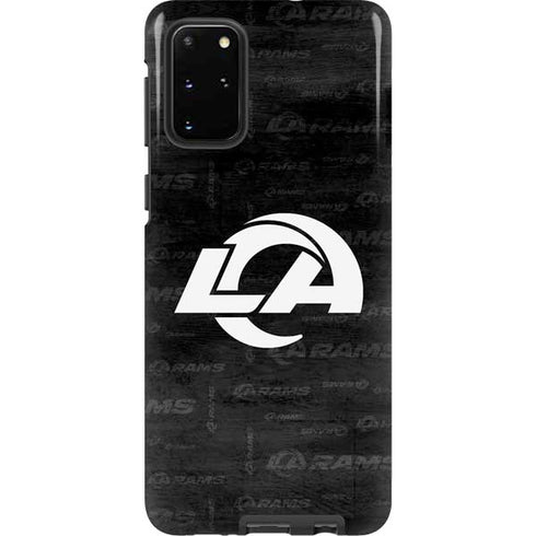 NFL Los Angeles Rams Black & White Galaxy S20 Plus Pro Case