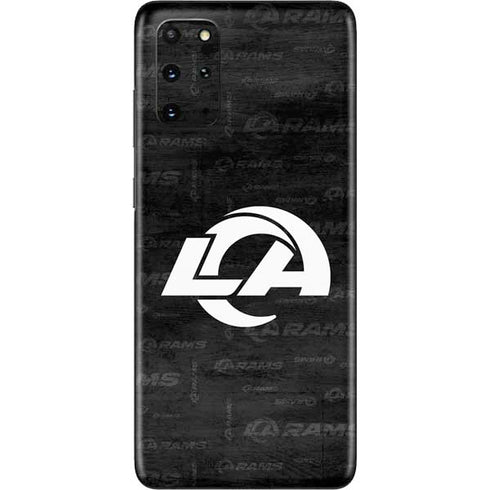 NFL Los Angeles Rams Black & White Galaxy S20 Plus Skin