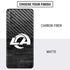 NFL Los Angeles Rams Black & White Galaxy S20 Skin