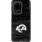 NFL Los Angeles Rams Black & White Galaxy S20 Ultra 5G Pro Case