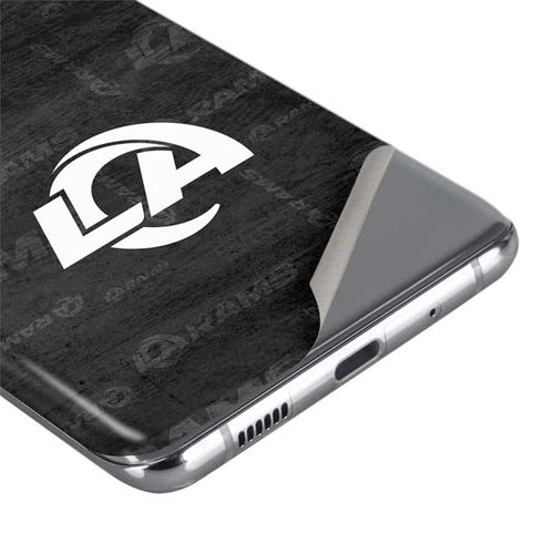 NFL Los Angeles Rams Black & White Galaxy S20 Ultra 5G Skin