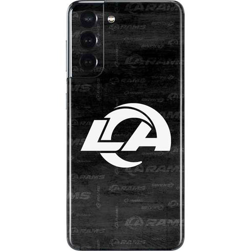 NFL Los Angeles Rams Black & White Galaxy S21 5G Skin