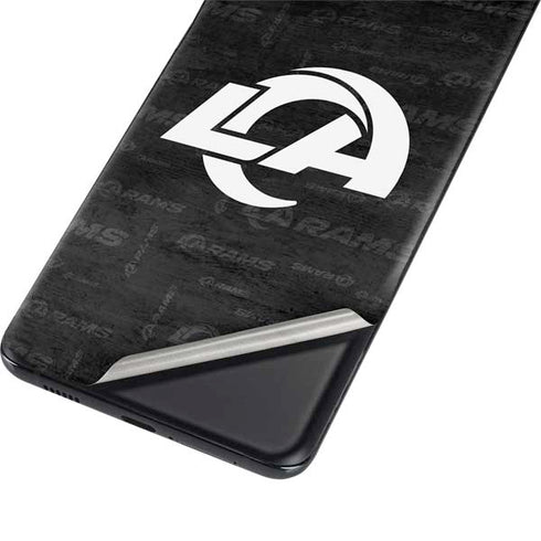 NFL Los Angeles Rams Black & White Galaxy S21 5G Skin