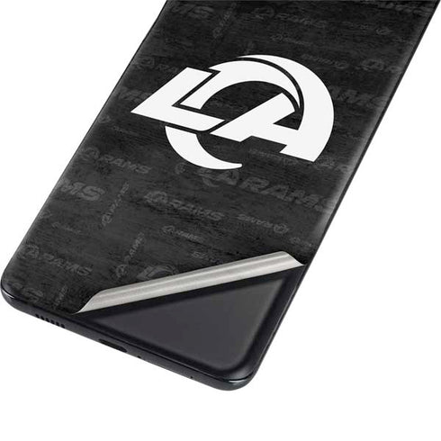 NFL Los Angeles Rams Black & White Galaxy S21 Plus 5G Skin