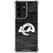 NFL Los Angeles Rams Black & White Galaxy S21 Ultra 5G Clear Case