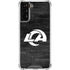 NFL Los Angeles Rams Black & White Galaxy S22 Plus Clear Case