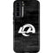 NFL Los Angeles Rams Black & White Galaxy S22 Plus Pro Case
