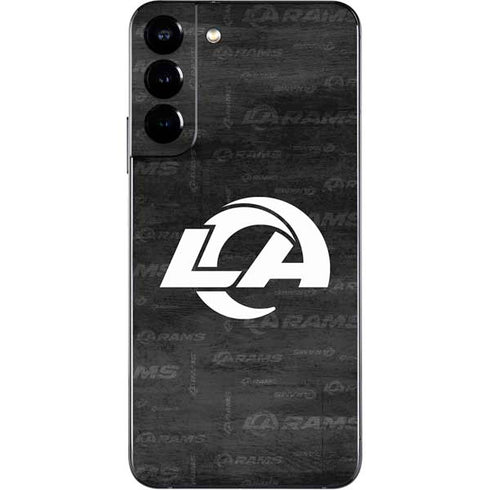 NFL Los Angeles Rams Black & White Galaxy S22 Plus Skin