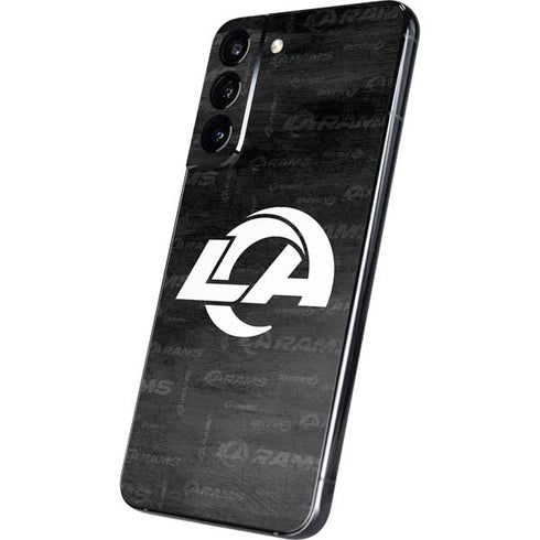 NFL Los Angeles Rams Black & White Galaxy S22 Plus Skin