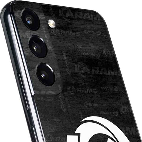 NFL Los Angeles Rams Black & White Galaxy S22 Plus Skin