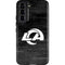 NFL Los Angeles Rams Black & White Galaxy S22 Pro Case