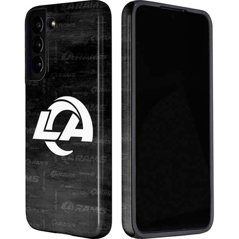 NFL Los Angeles Rams Black & White Galaxy S22 Pro Case