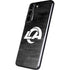 NFL Los Angeles Rams Black & White Galaxy S22 Skin