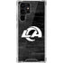 NFL Los Angeles Rams Black & White Galaxy S22 Ultra Clear Case