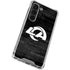NFL Los Angeles Rams Black & White Galaxy S23 Clear Case