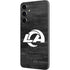 NFL Los Angeles Rams Black & White Galaxy S23 FE Skin