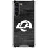NFL Los Angeles Rams Black & White Galaxy S23 Plus Clear Case