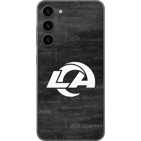 NFL Los Angeles Rams Black & White Galaxy S23 Plus Skin