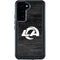 NFL Los Angeles Rams Black & White Galaxy S23 Plus Waterproof Case