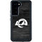 NFL Los Angeles Rams Black & White Galaxy S23 Waterproof Case