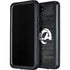 NFL Los Angeles Rams Black & White Galaxy S23 Waterproof Case