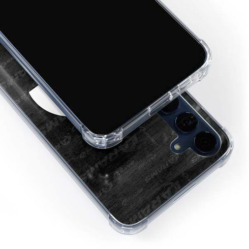 NFL Los Angeles Rams Black & White Galaxy S24 Clear Case