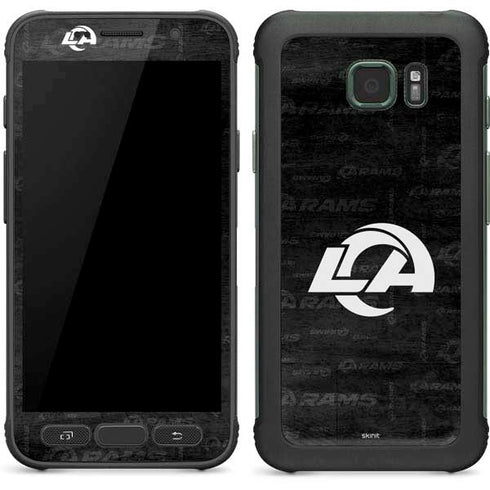 NFL Los Angeles Rams Black & White Galaxy S7 Active Skin