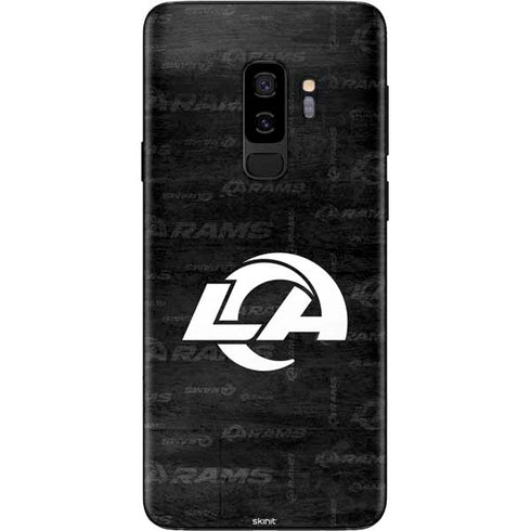 NFL Los Angeles Rams Black & White Galaxy S9 Plus Skin