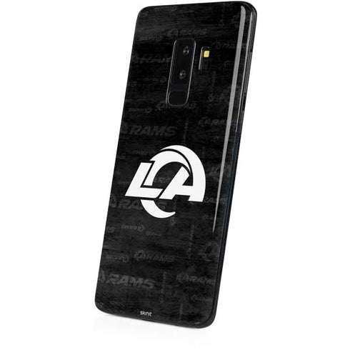NFL Los Angeles Rams Black & White Galaxy S9 Plus Skin
