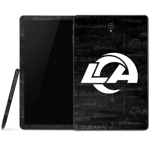 NFL Los Angeles Rams Black & White Samsung Galaxy Tab Skin