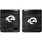 NFL Los Angeles Rams Black & White Galaxy Z Flip Skin