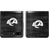 NFL Los Angeles Rams Black & White Galaxy Z Flip Skin
