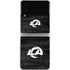 NFL Los Angeles Rams Black & White Galaxy Z Flip3 5G Skin