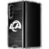 NFL Los Angeles Rams Black & White Galaxy Z Fold4 5G Clear Case