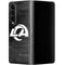 NFL Los Angeles Rams Black & White Galaxy Z Fold4 5G Skin