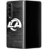 NFL Los Angeles Rams Black & White Galaxy Z Fold4 5G Skin