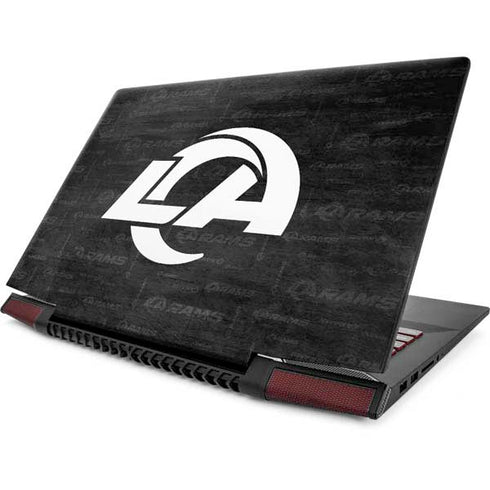 NFL Los Angeles Rams Black & White Lenovo IdeaPad Skin