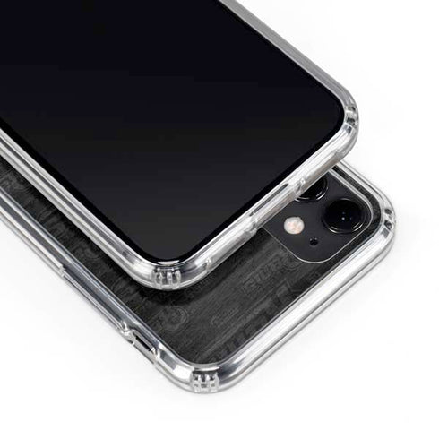 NFL Los Angeles Rams Black & White iPhone 11 Clear Case