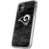 NFL Los Angeles Rams Black & White iPhone 11 Clear Case