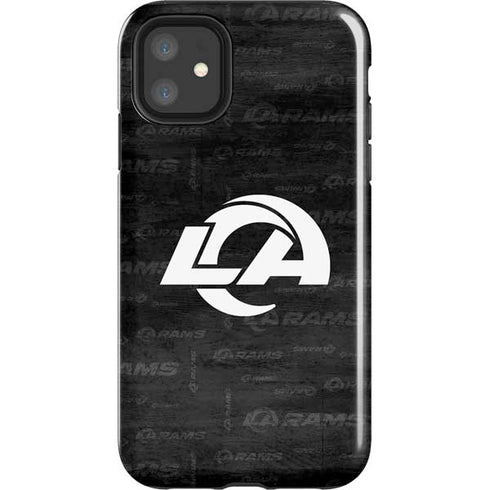 NFL Los Angeles Rams Black & White iPhone 11 Impact Case