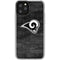NFL Los Angeles Rams Black & White iPhone 11 Pro Clear Case