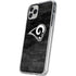 NFL Los Angeles Rams Black & White iPhone 11 Pro Clear Case