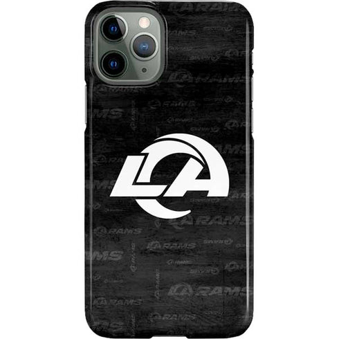 NFL Los Angeles Rams Black & White iPhone 11 Pro Lite Case