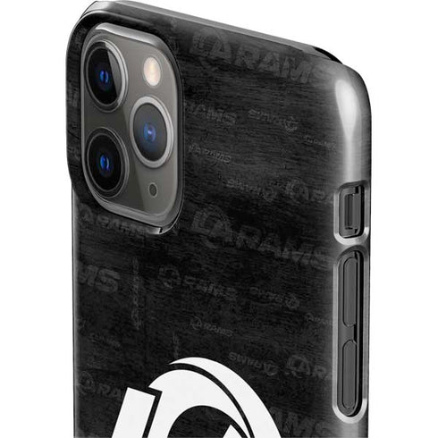 NFL Los Angeles Rams Black & White iPhone 11 Pro Lite Case