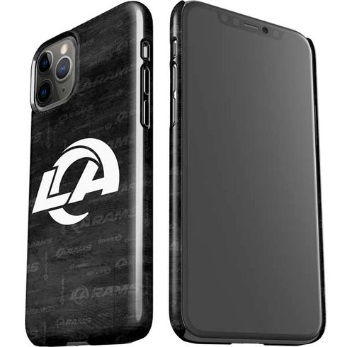 NFL Los Angeles Rams Black & White iPhone 11 Pro Lite Case