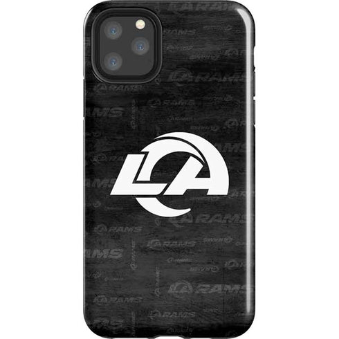 NFL Los Angeles Rams Black & White iPhone 11 Pro Max Impact Case