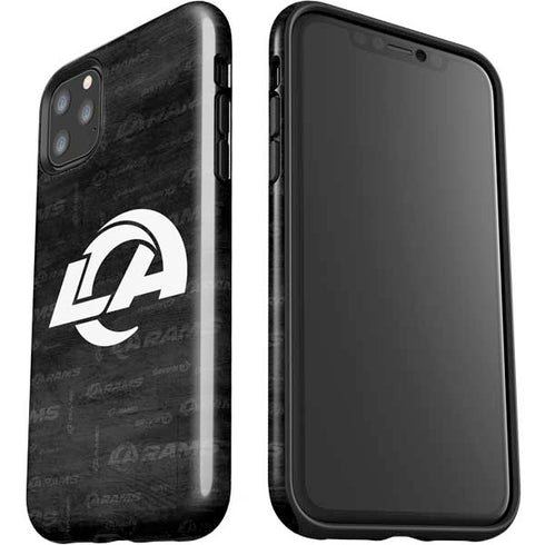 NFL Los Angeles Rams Black & White iPhone 11 Pro Max Impact Case